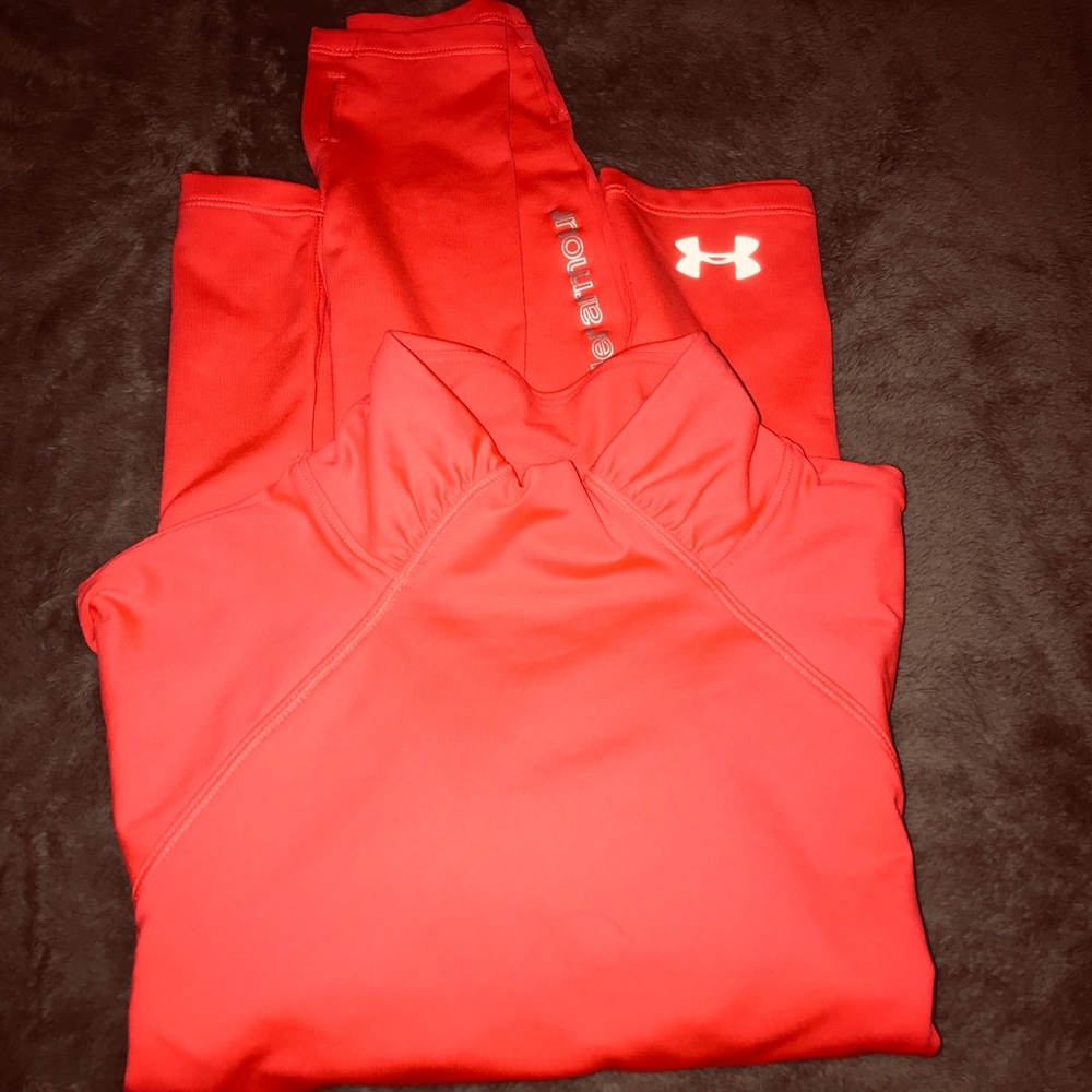 Cold gear workout shirt coral color